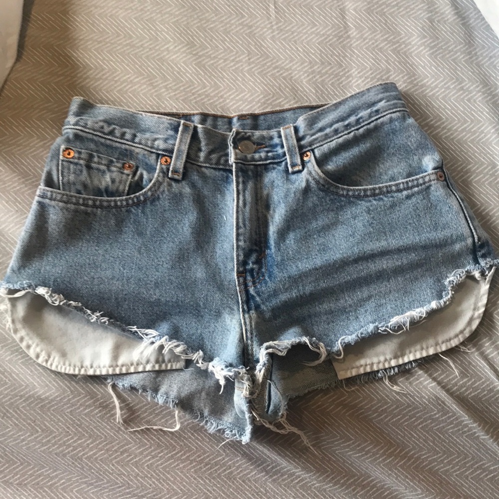 Levi Distressed Shorts